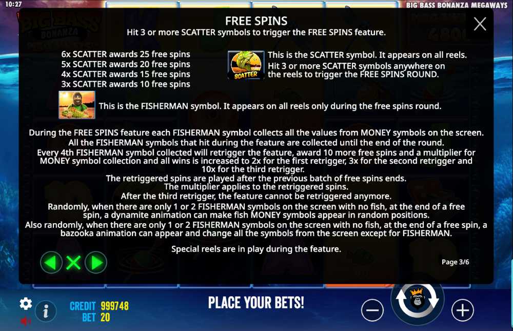 Big Bass Bonanza Megaways Megaways freespins